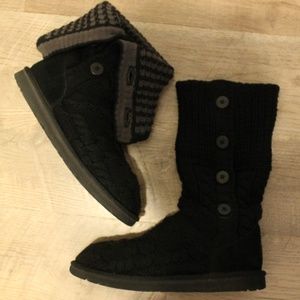 UGG Leland Sweater Knit Fold-over Boot